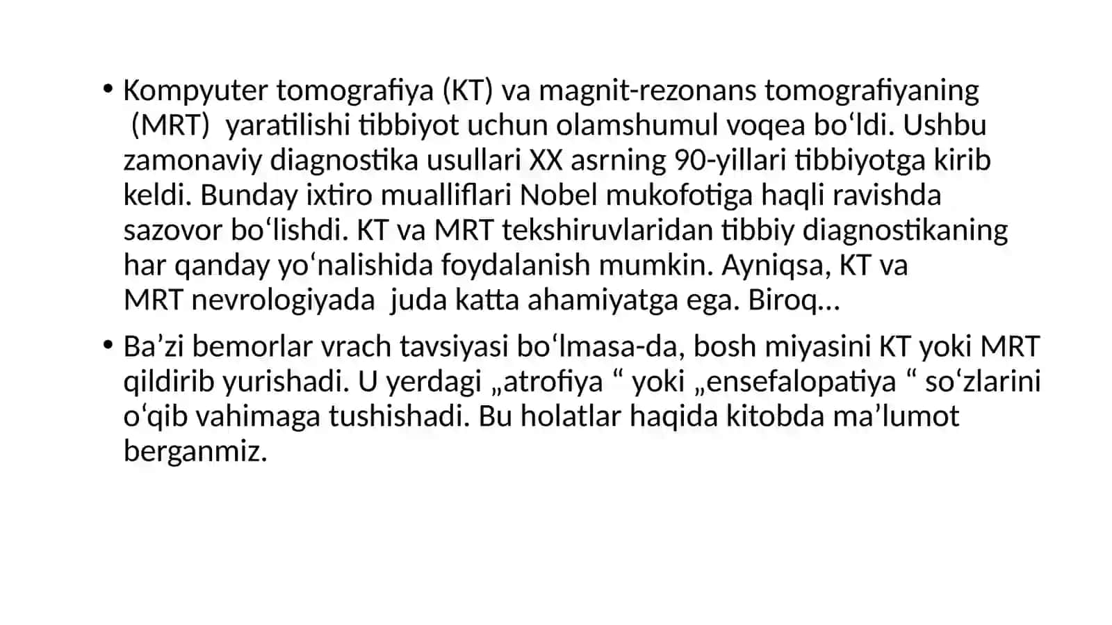 Kompyuter tomografiya 2