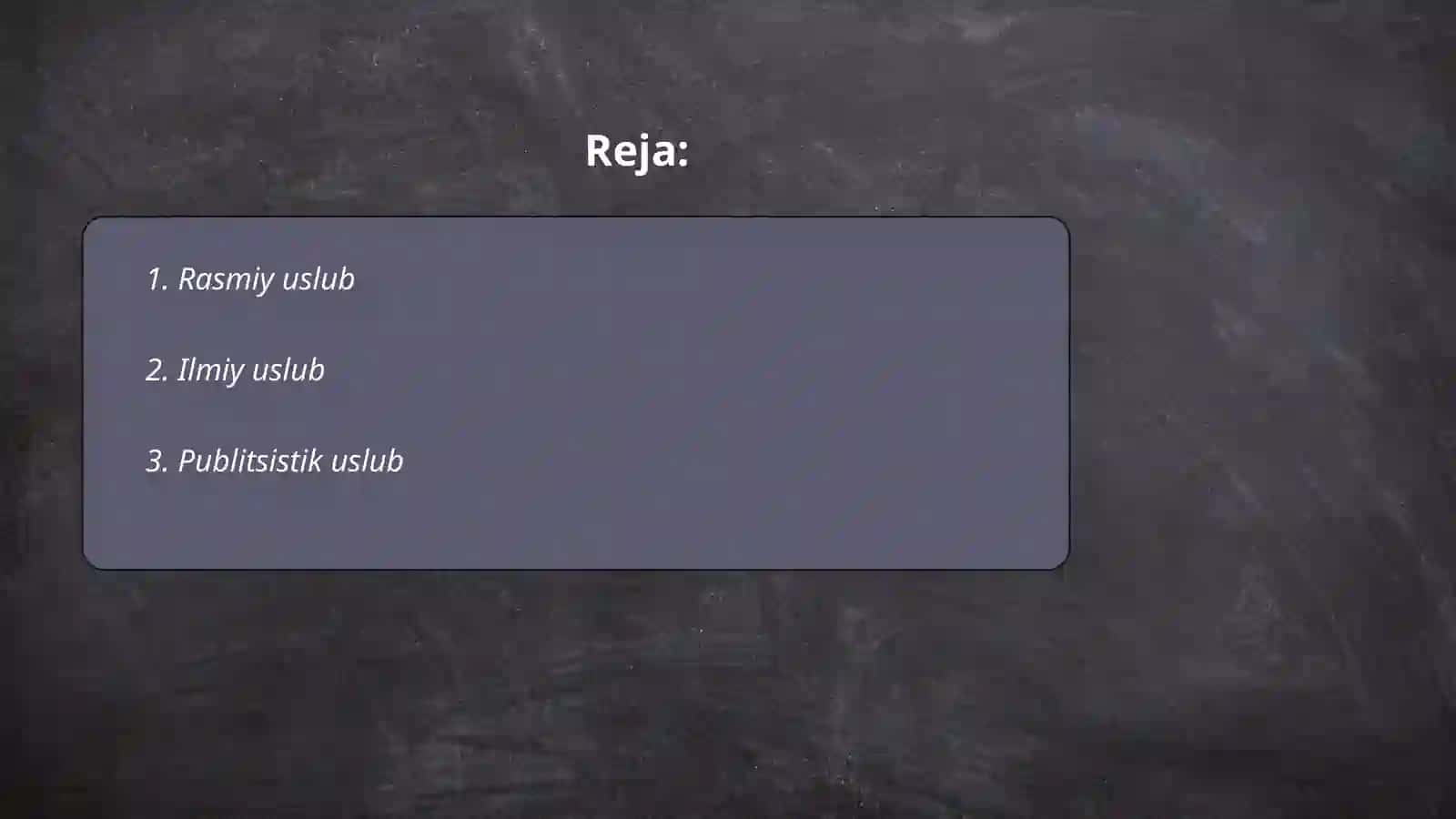 Nutqning uslubiy turlari 2
