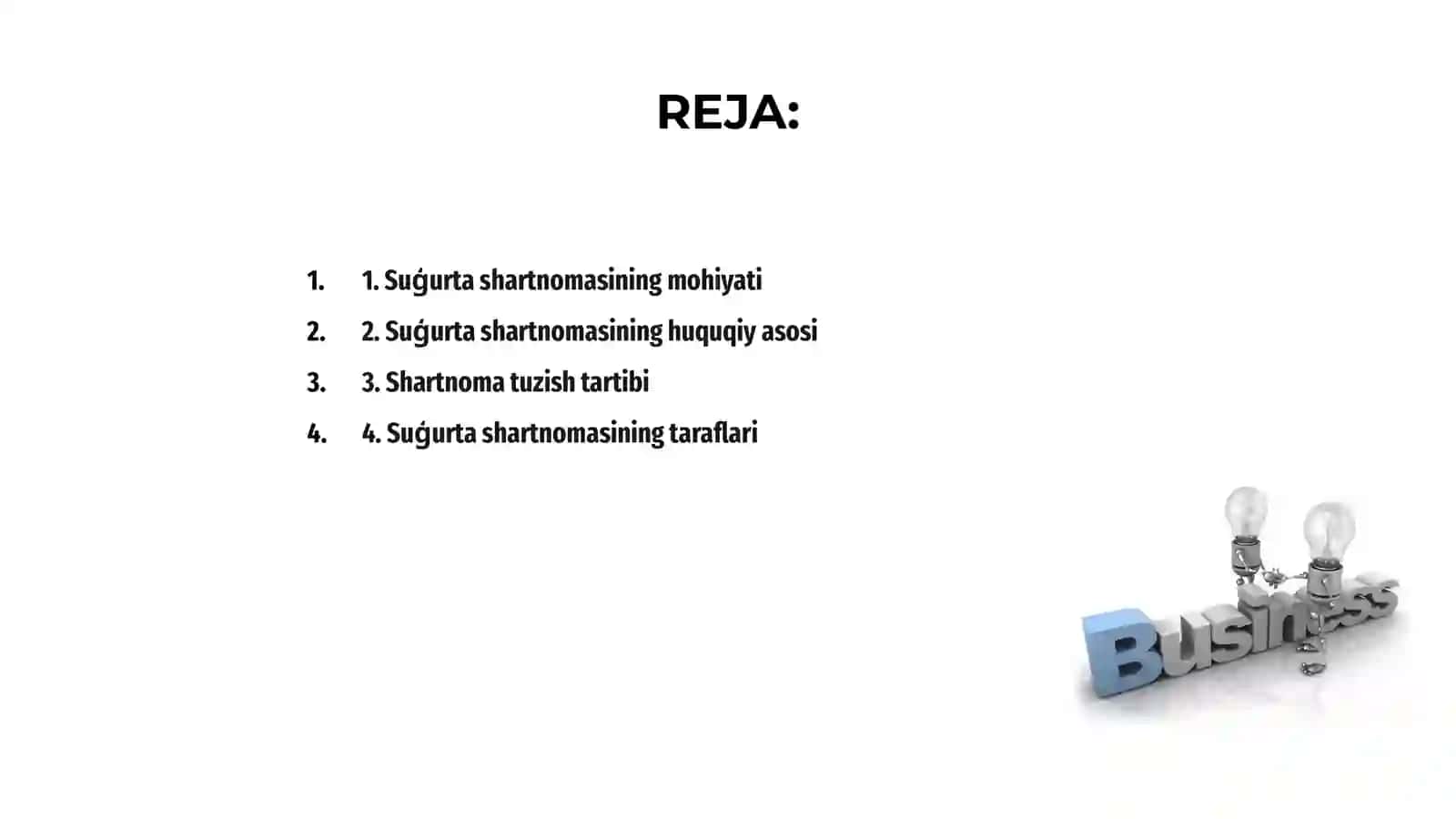 Suģurta shartnomasining turlari 2
