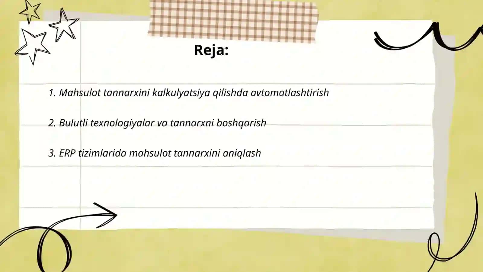 Mahsulot tannarxini kalkulyatsiya qilishning zamonaviy tizimlari 2