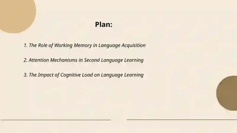 Three components of cognitive second |foreign language learning 2