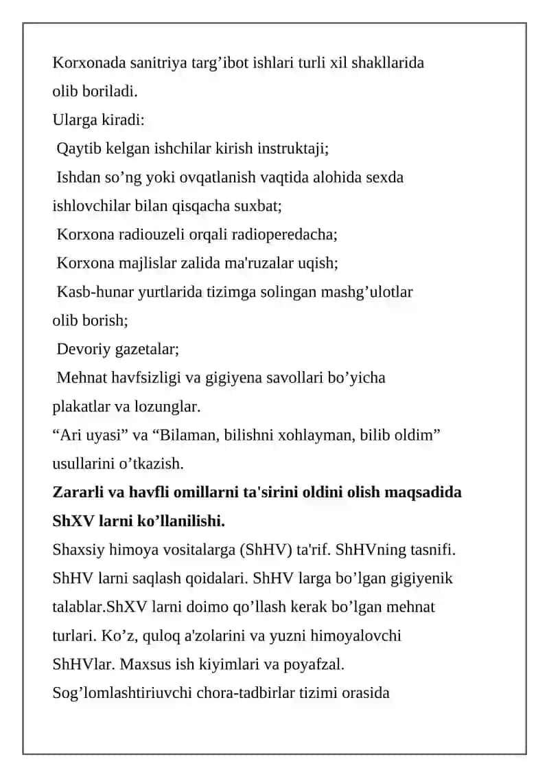 Joriy sanitariya nazorati 2