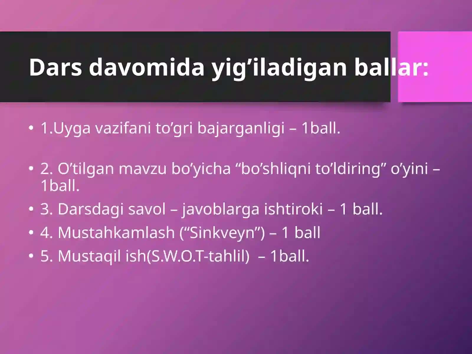Uglevodlar ochiq dars 2