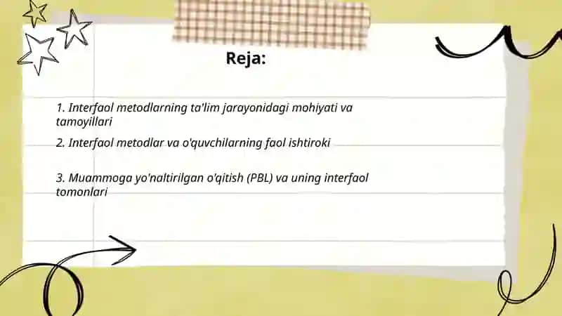 Interfaol metodlar 2