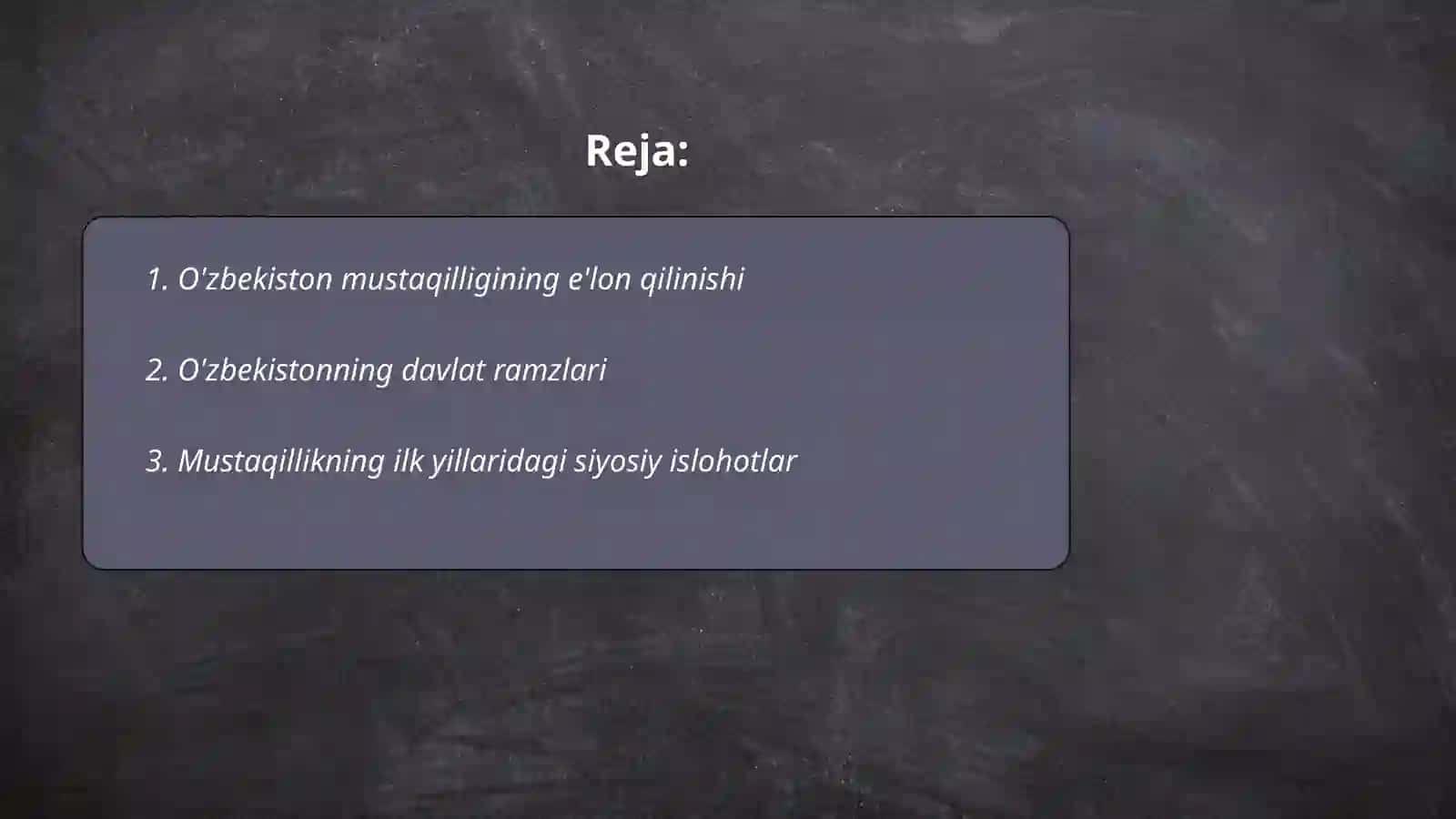 Oʻzbekiston mustaqillik yillarida 2