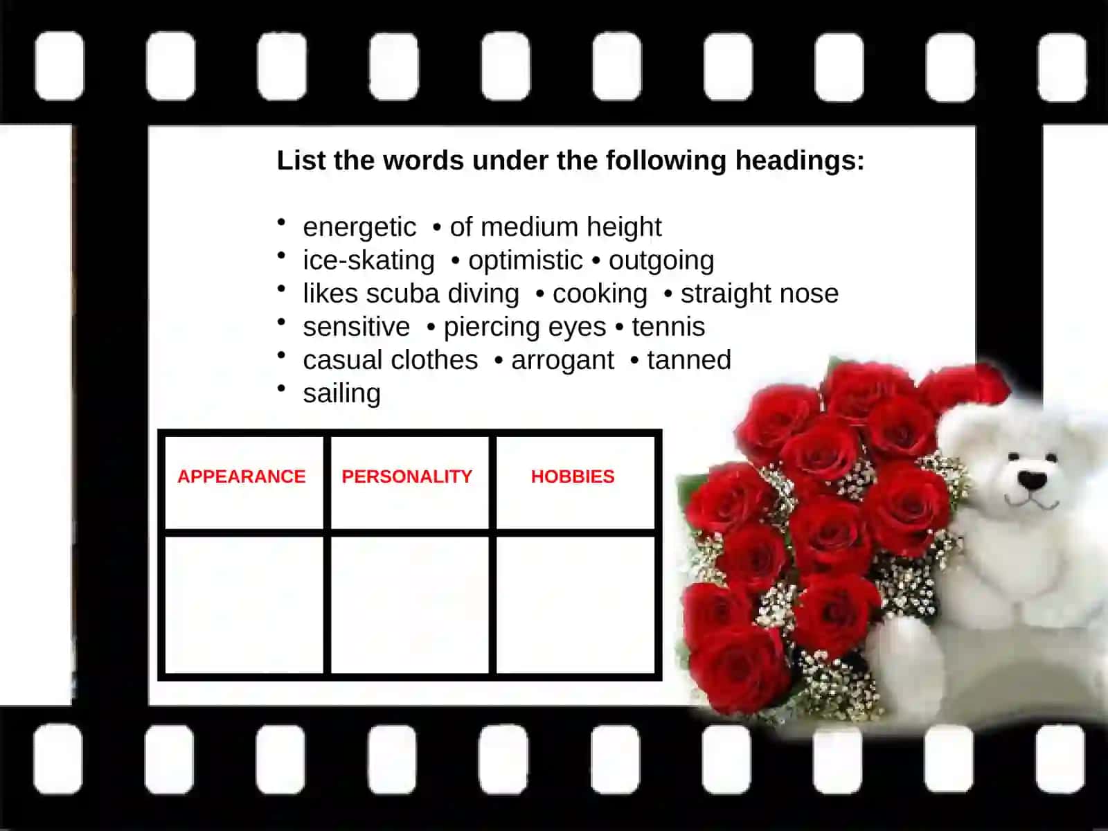 Descriptive writing 2