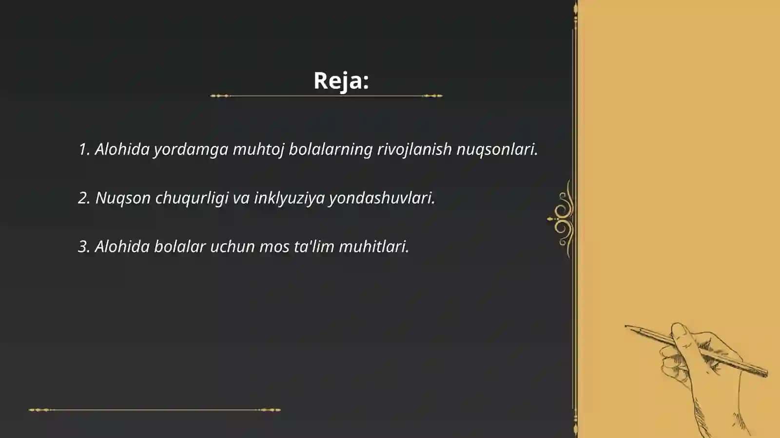 Alohida yordamga muhtoj bolalarda rivojlanishidagi nuqsonning chuqurligi va tuzilishiga qarab inklyuziya modellarini tanlash 2