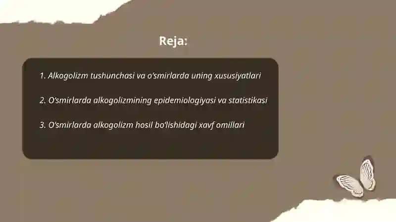 Alkogolizm va uning oʻsmirlarda koʻrinish bosqichlari 2