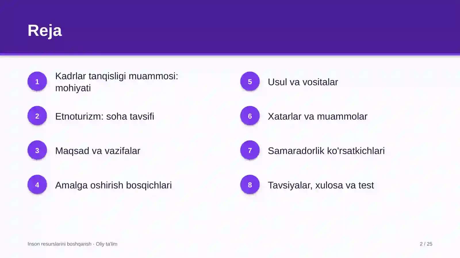 Etnoturizmda kadrlar tanqisligi muammosi 2