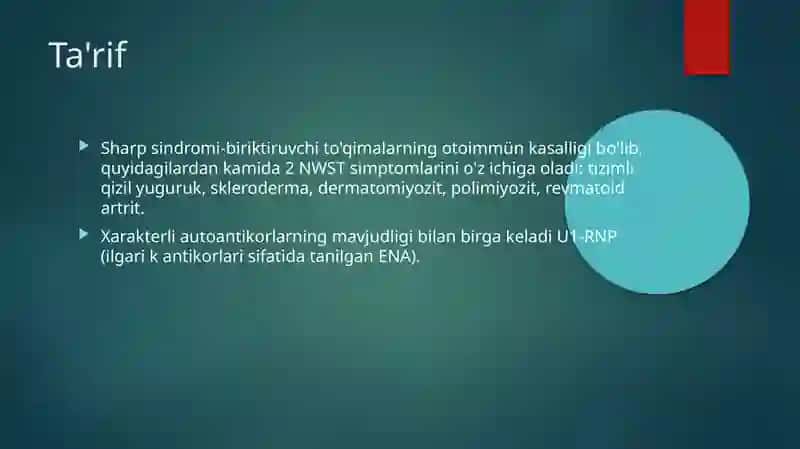 Sharp Sindromi 2
