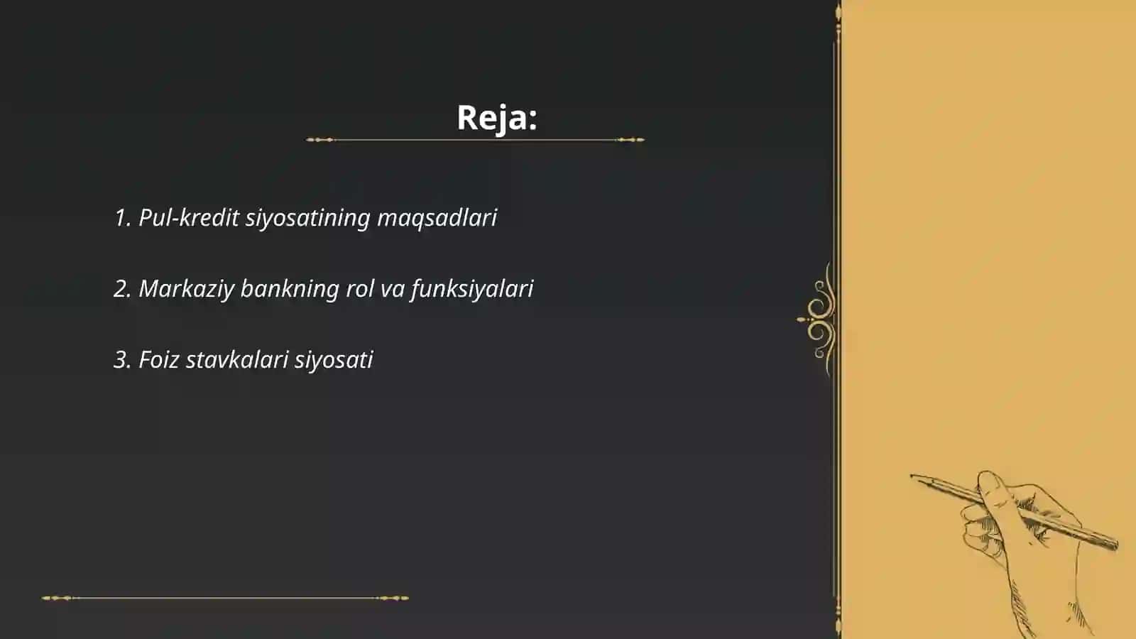 Pul-kredit siyosati 2