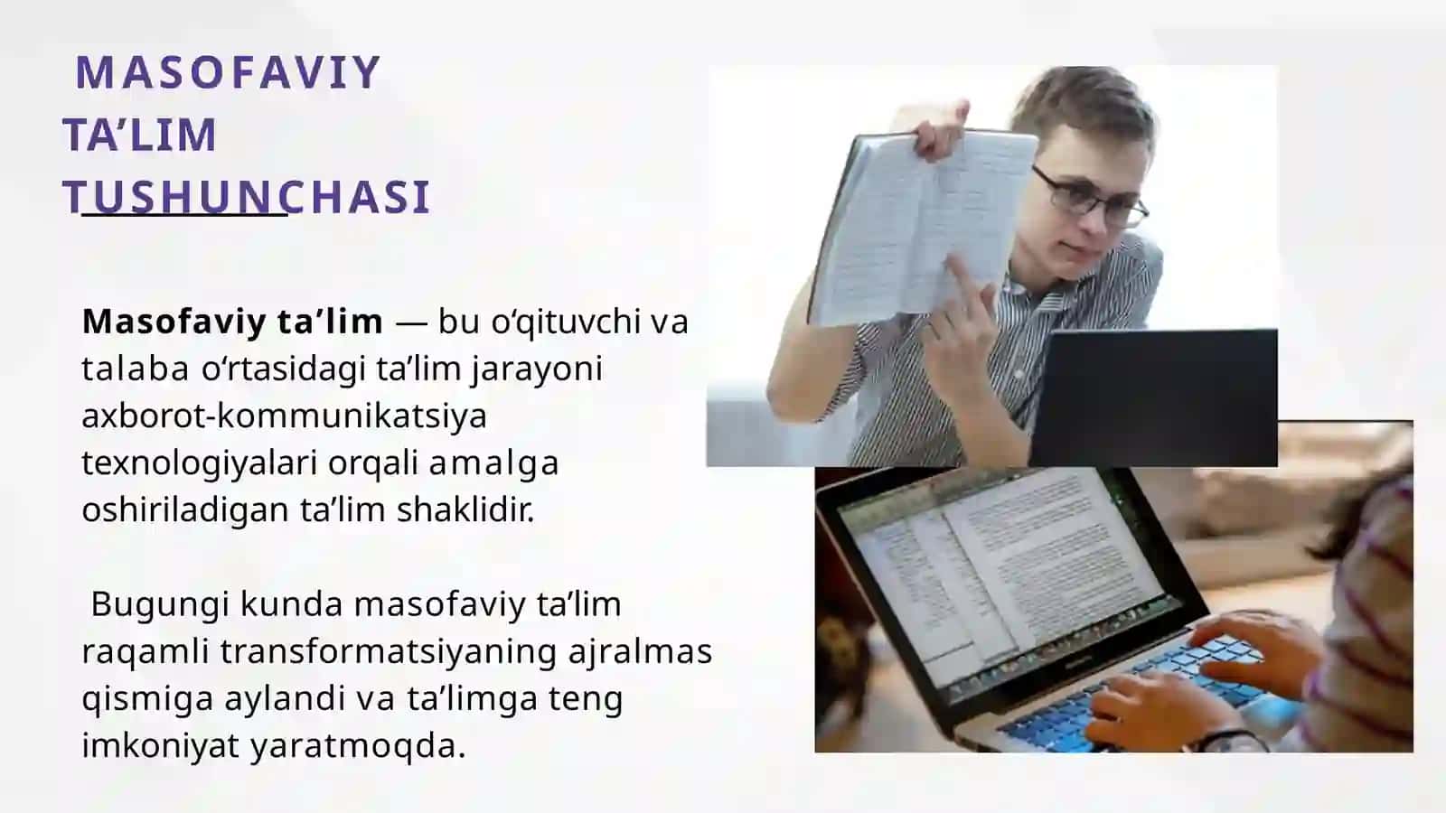 MASOFAVIY TA’LIM TIZIMI TAHLILI 2
