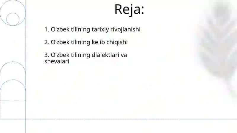 Oʻzbek tilining kelib chiqishi 2