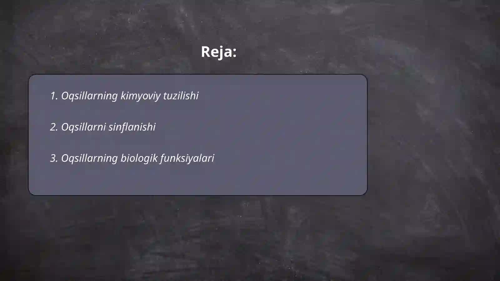Oqsillar 2