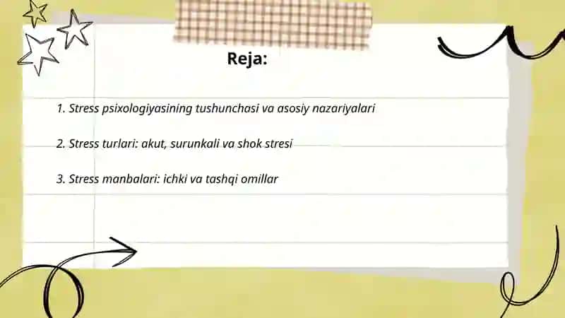 Stress psixologiyasi 2