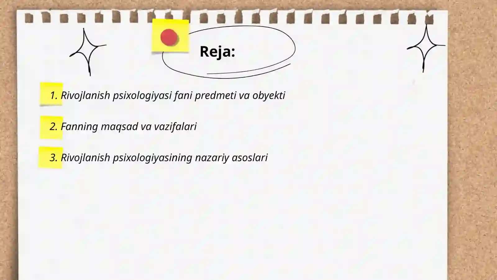 Rivojlanish psixologiyasi fani predmeti 2
