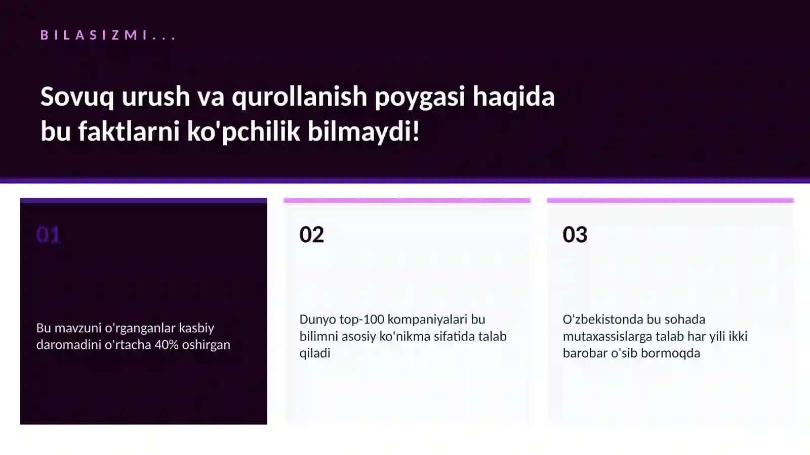 Sovuq urush va qurollanish poygasi 2