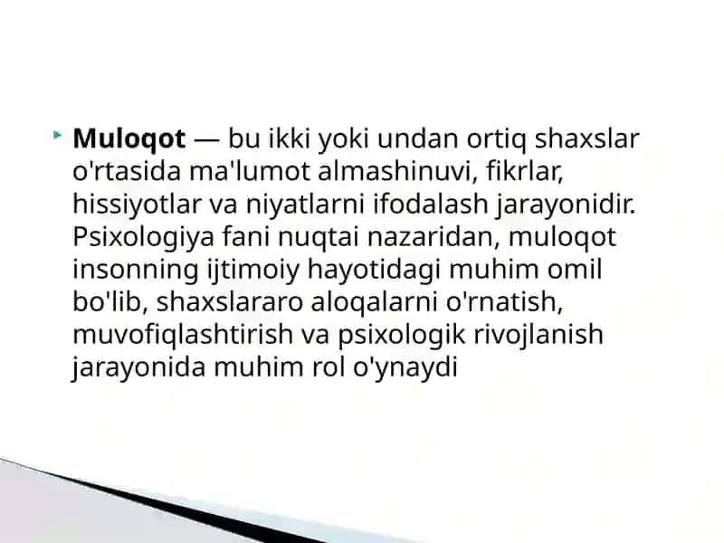 Muloqot 2