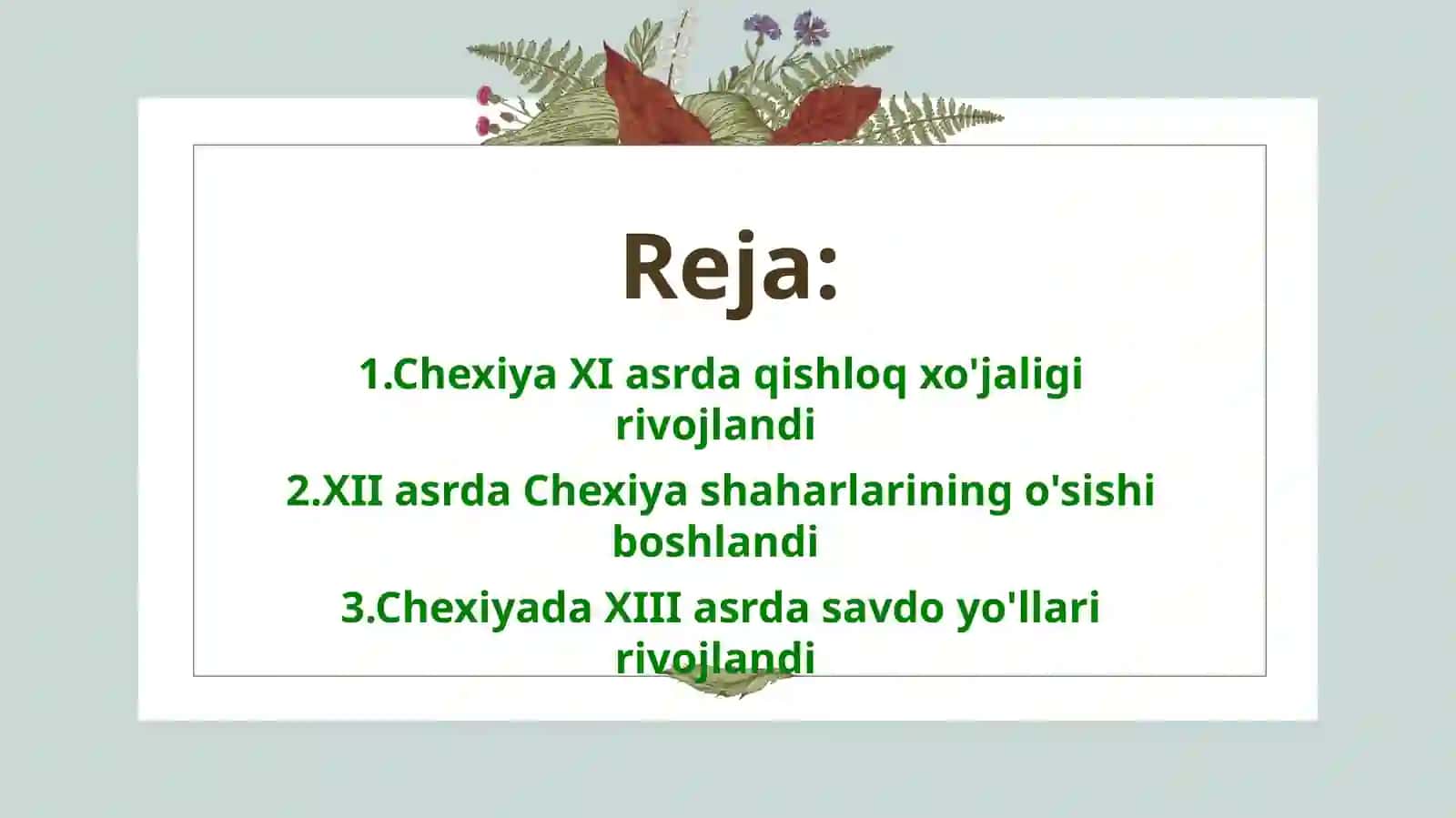 XI-XV asrlarda Chexiyada jahon tarixi 2