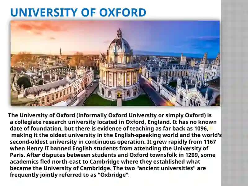 University of Oxford 2