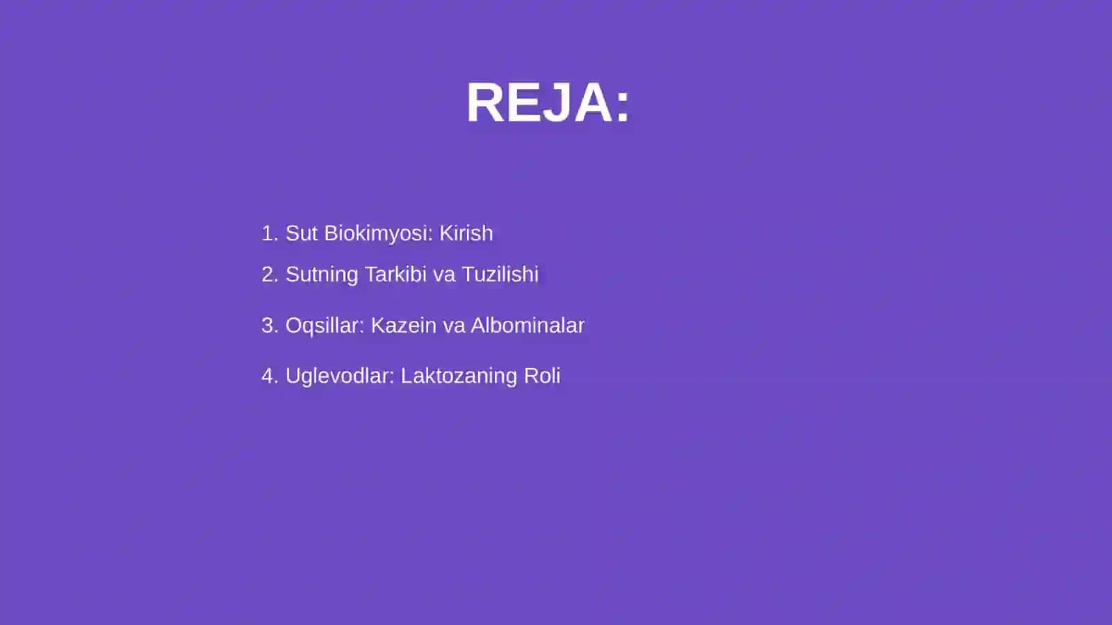 Sut Biokimyosi 2
