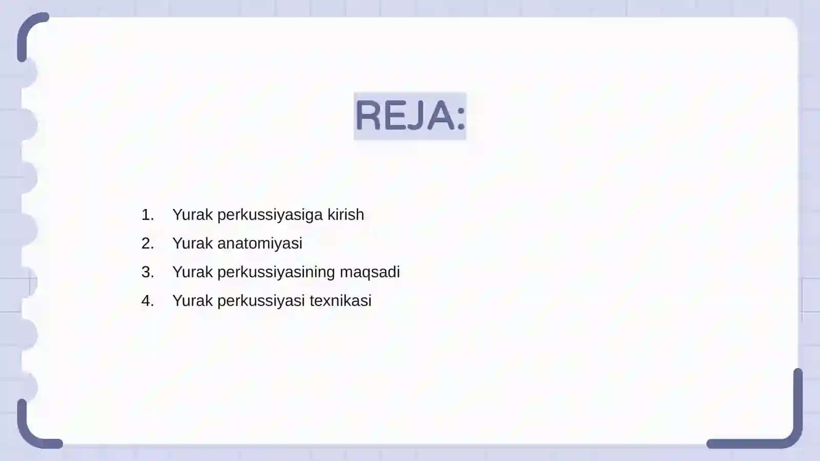 Yurak perkussiyasi 2