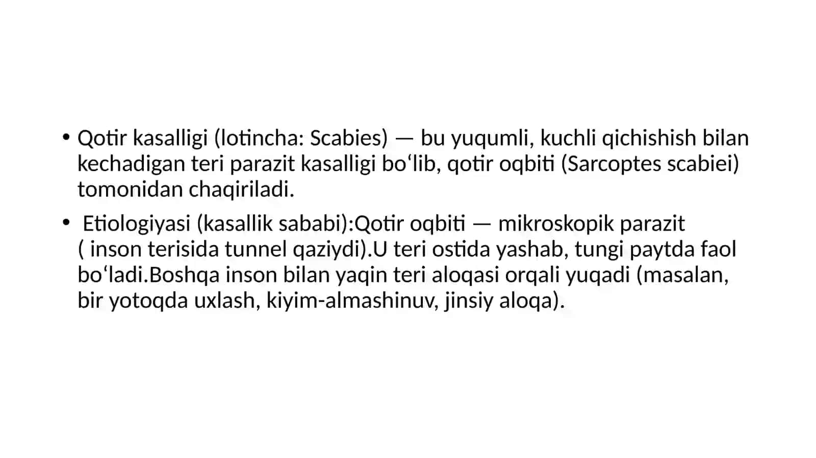 Terining parazit arkasalliklari 2