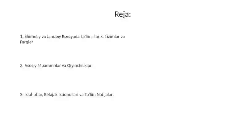 Shimoliy va Janubiy Koreyada Ta'lim 2