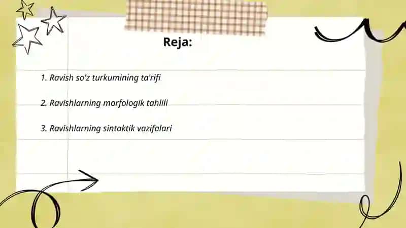 Ravish so‘z turkumi 2