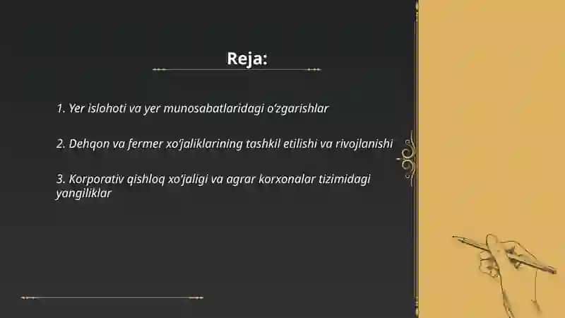 Yangi Oʻzbekiston tarix fanidan taqdimoti 2