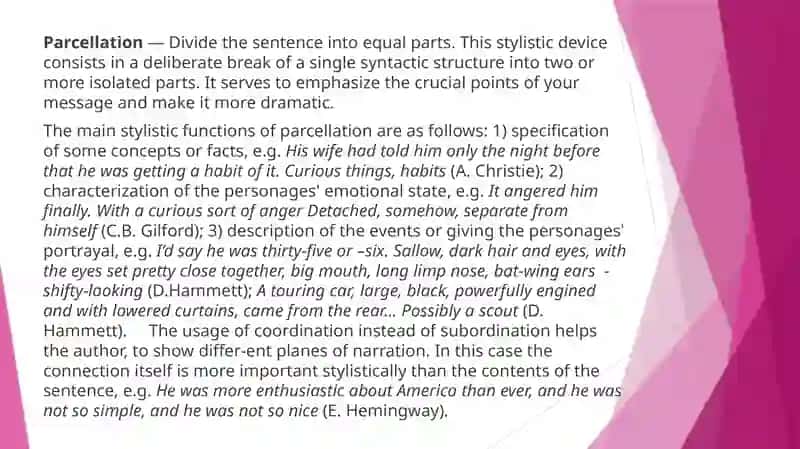 Stylistic Devices 2