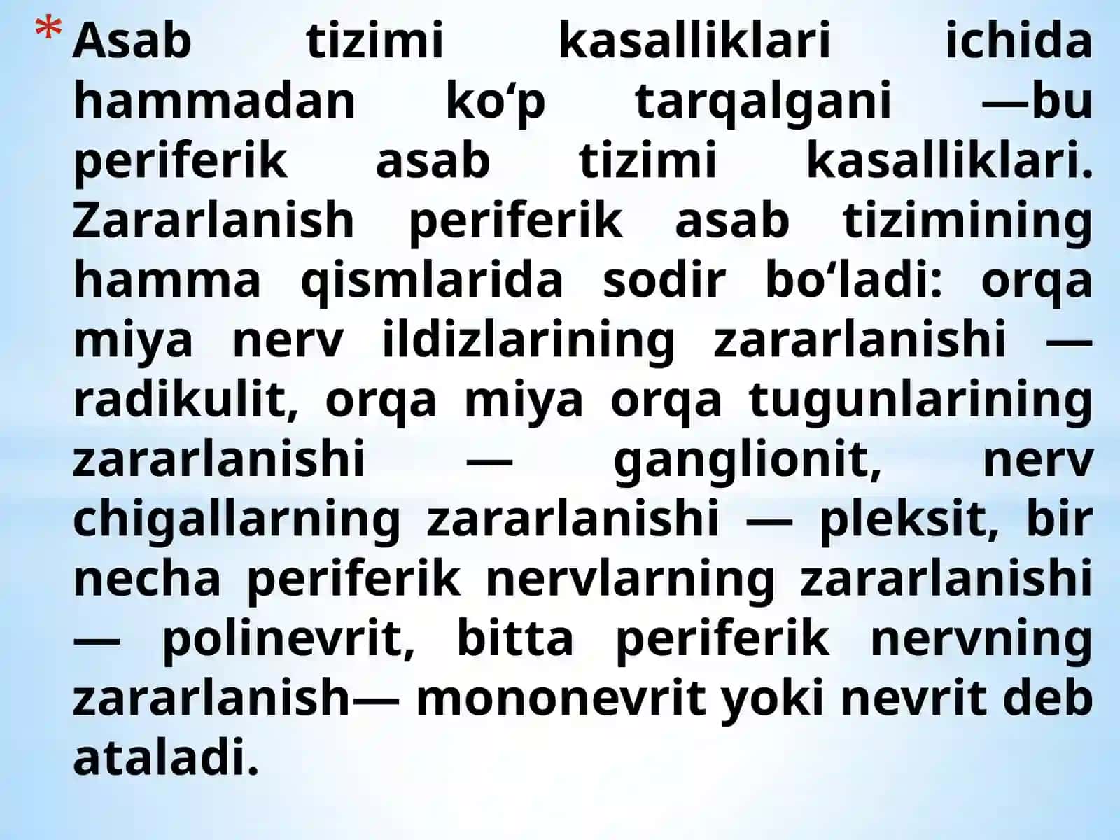 Periferik asab kasalliklari 2