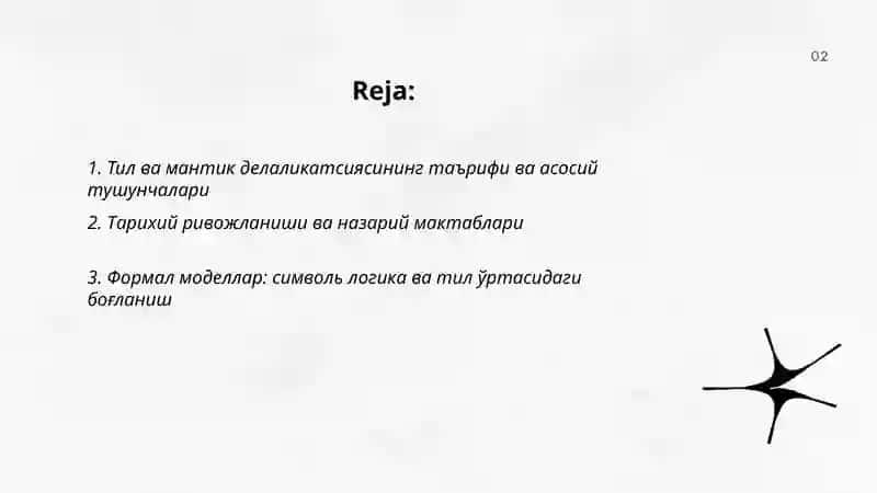 Тил ва мантик делаликатсияси 2