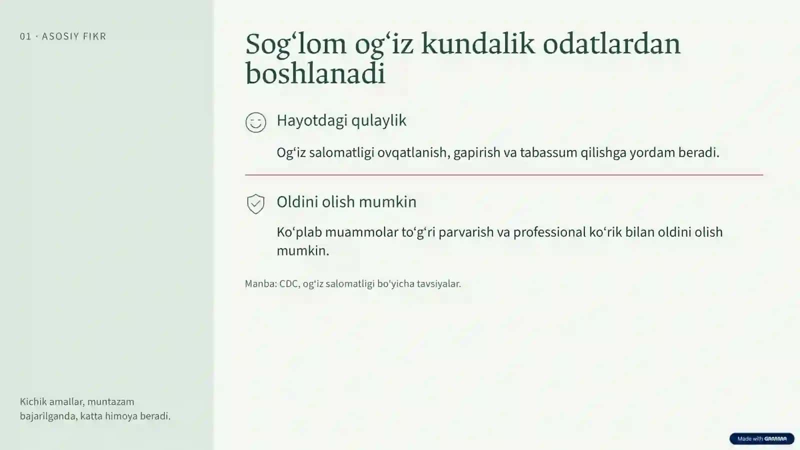 Og‘iz bo‘shlig‘i 2