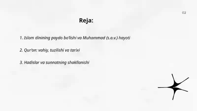 Islom dini tarixi va mohiyati 2