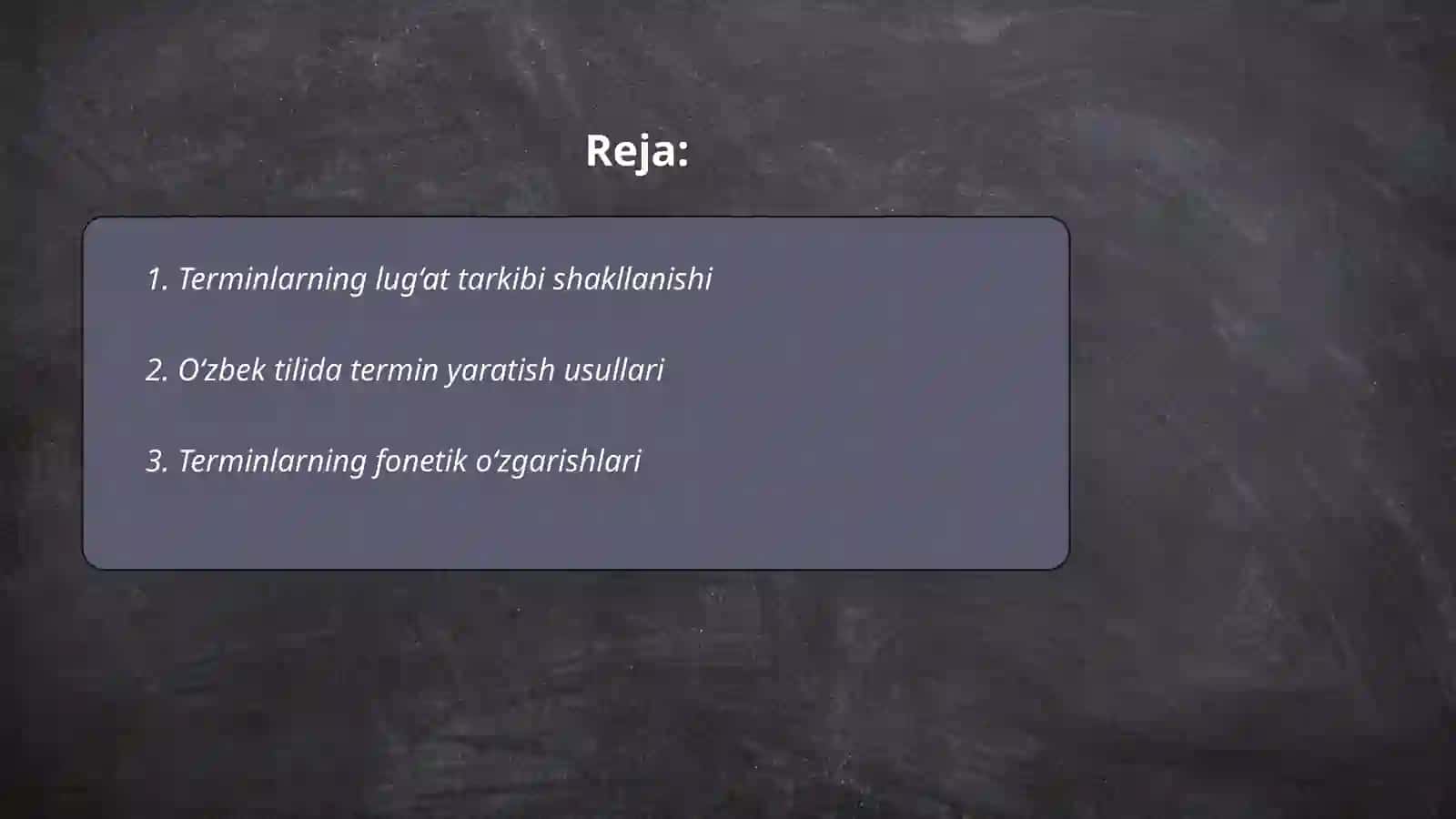 Terminlarning yasalish usullari 2