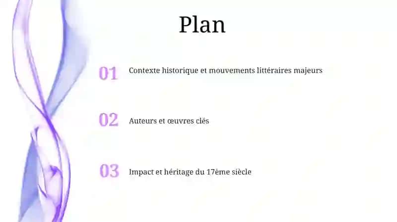 La litterature du XVII siécle 2