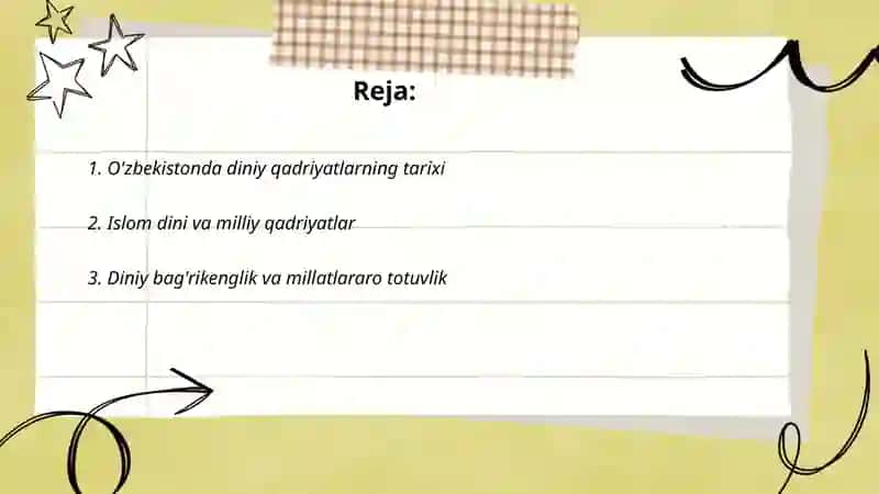 O'zbekistonda diniy qadriyatlarning tarixi 2