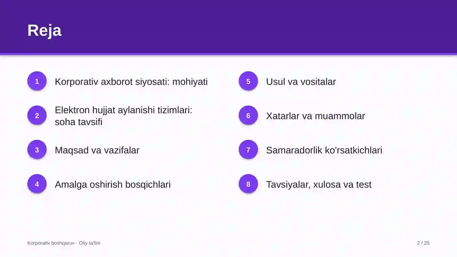 elektron hujjat aylanishi tizimlarida korporativ axborot siyosati 3755 2