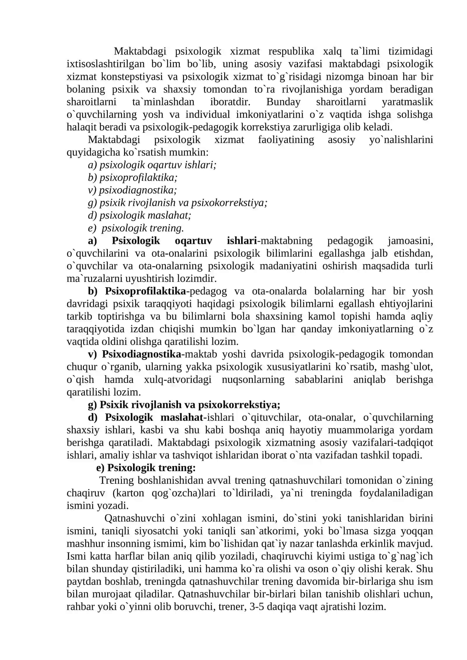 Maktabdagi Psixologik Xizmat 2