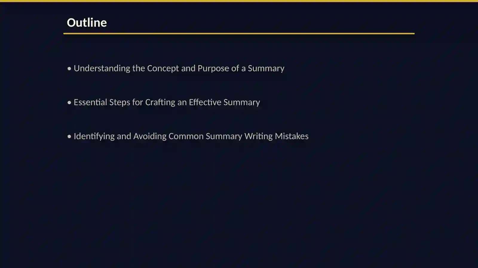 Writing skill: Writing a summary 2