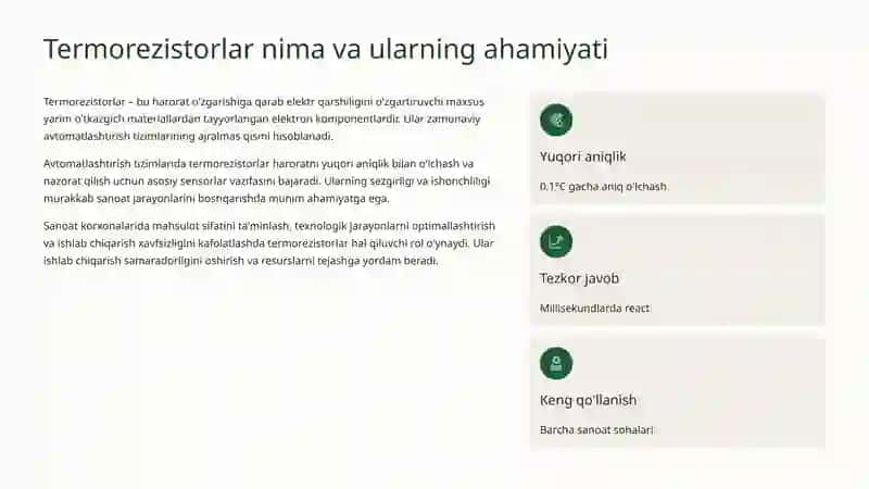 Termorezistorlar 2