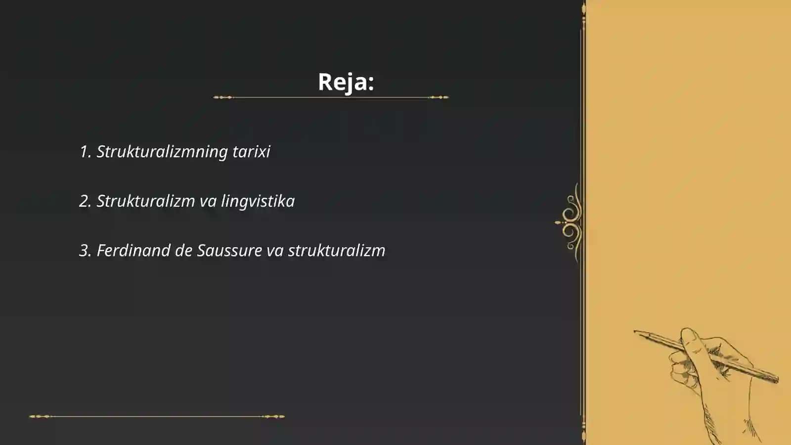 Strukturalizm va uning yonalishlari 2
