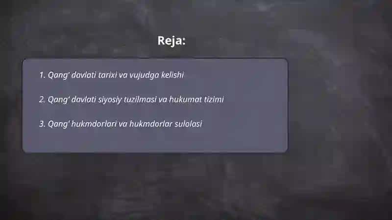 Qangʻ davlati 2
