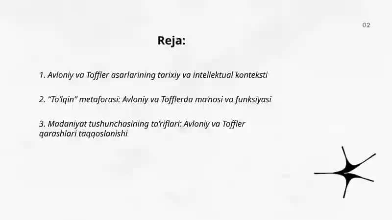 Avloniyning 'Madaniyat to'lqinlari' va E. Tofflerning 'Uchinchi to'lqin' asarlarining qiyosiy tahlili 2