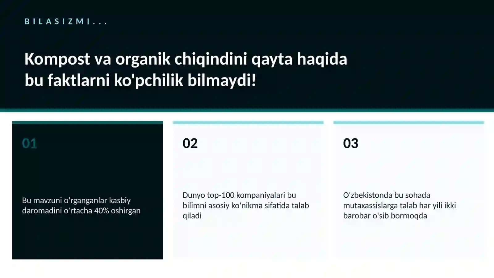 Kompost va organik chiqindini qayta 2