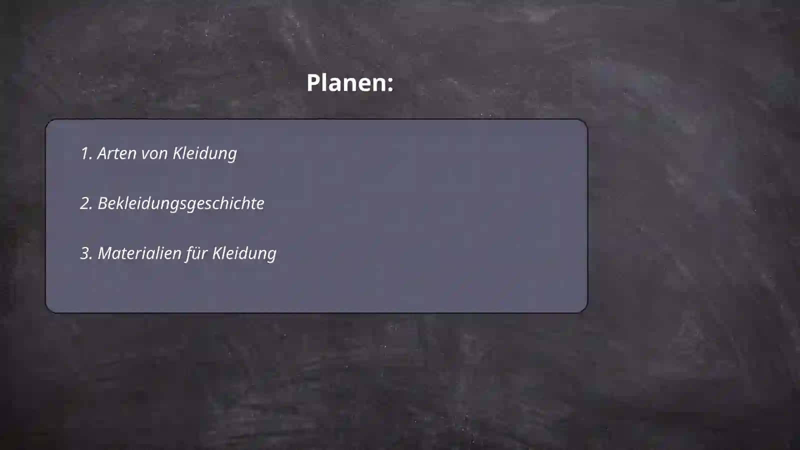 Kleidung 2