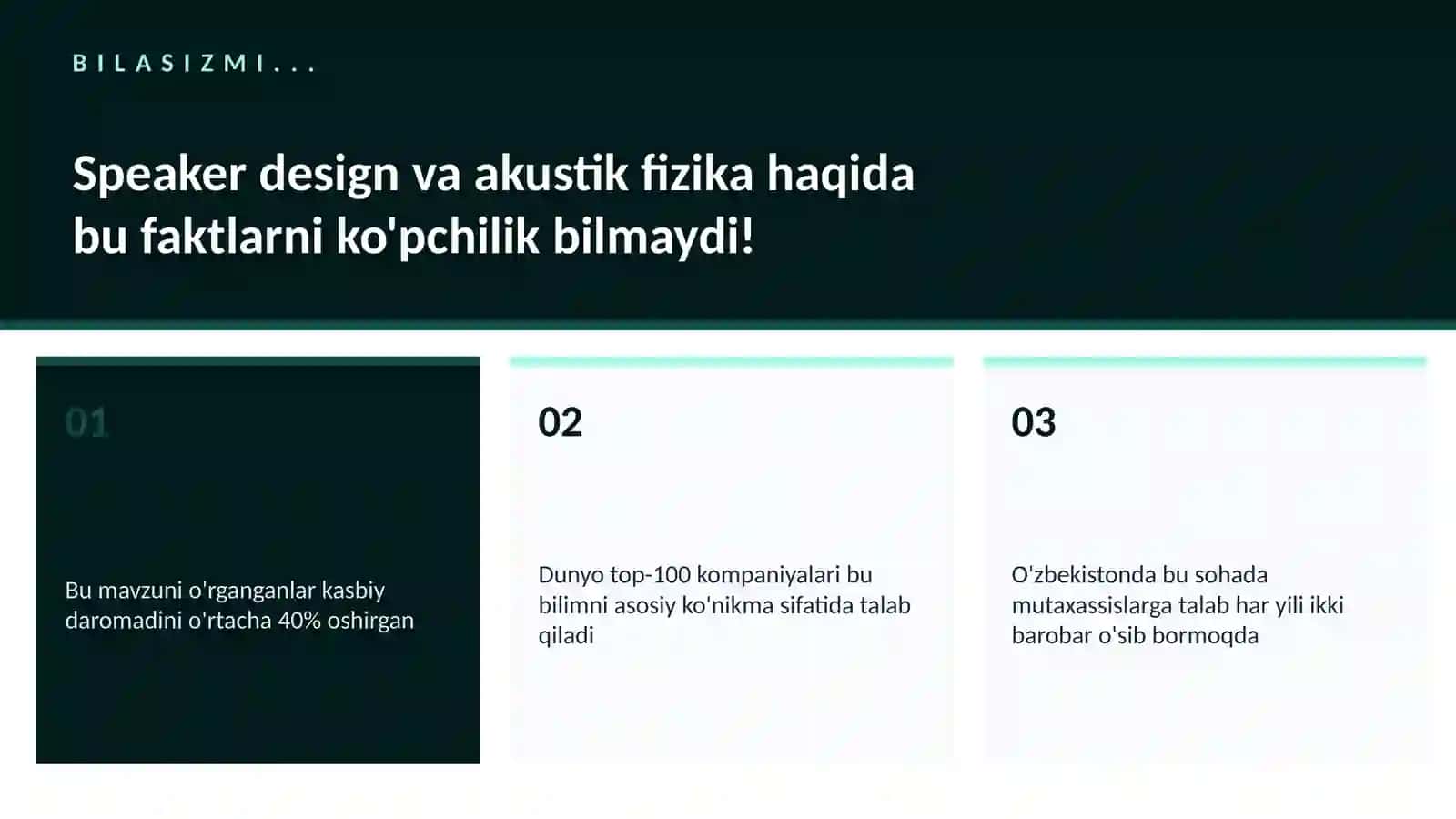 Speaker design va akustik fizika 2