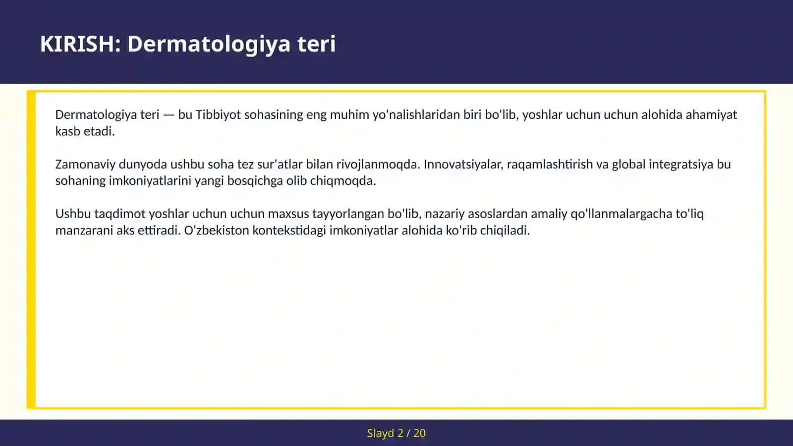 Dermatologiya teri 2