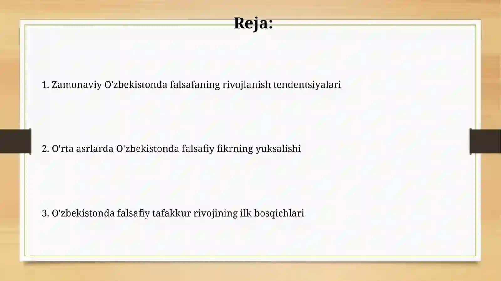 O'zbekistonda falsafiy fikrlar rivoji 2